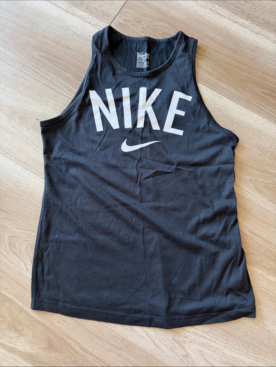 Nike Tops - Nike Black Tank with White NIKE Logo